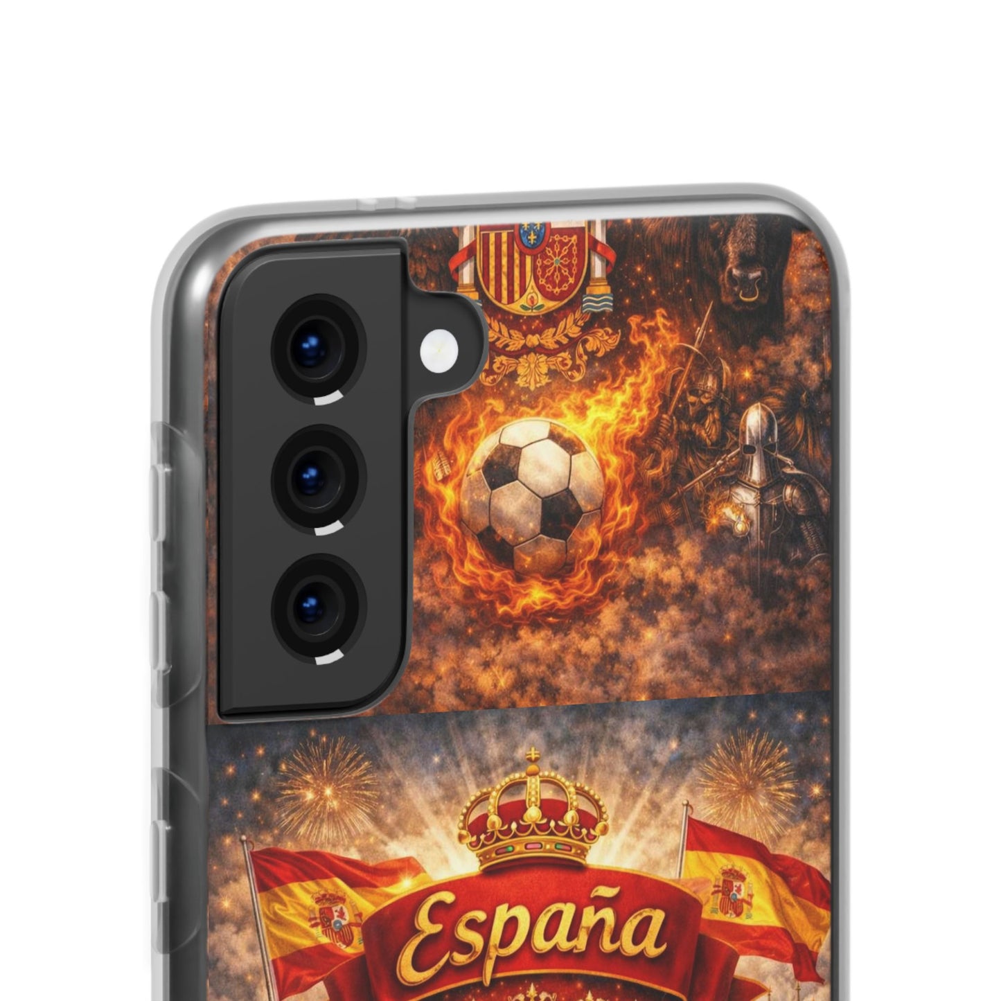 Spain La Roja Soccer Phone Case — España Football Flexi Case