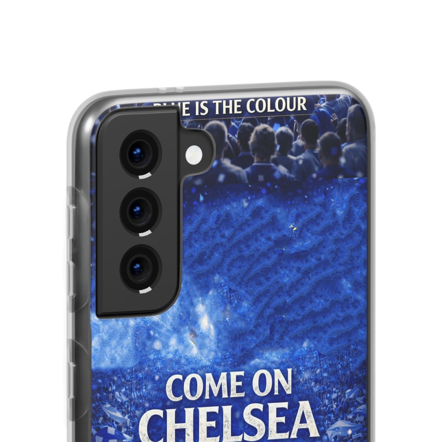 Chelsea Football Phone Case — “Come On Chelsea” Blue Fan Flexi Case