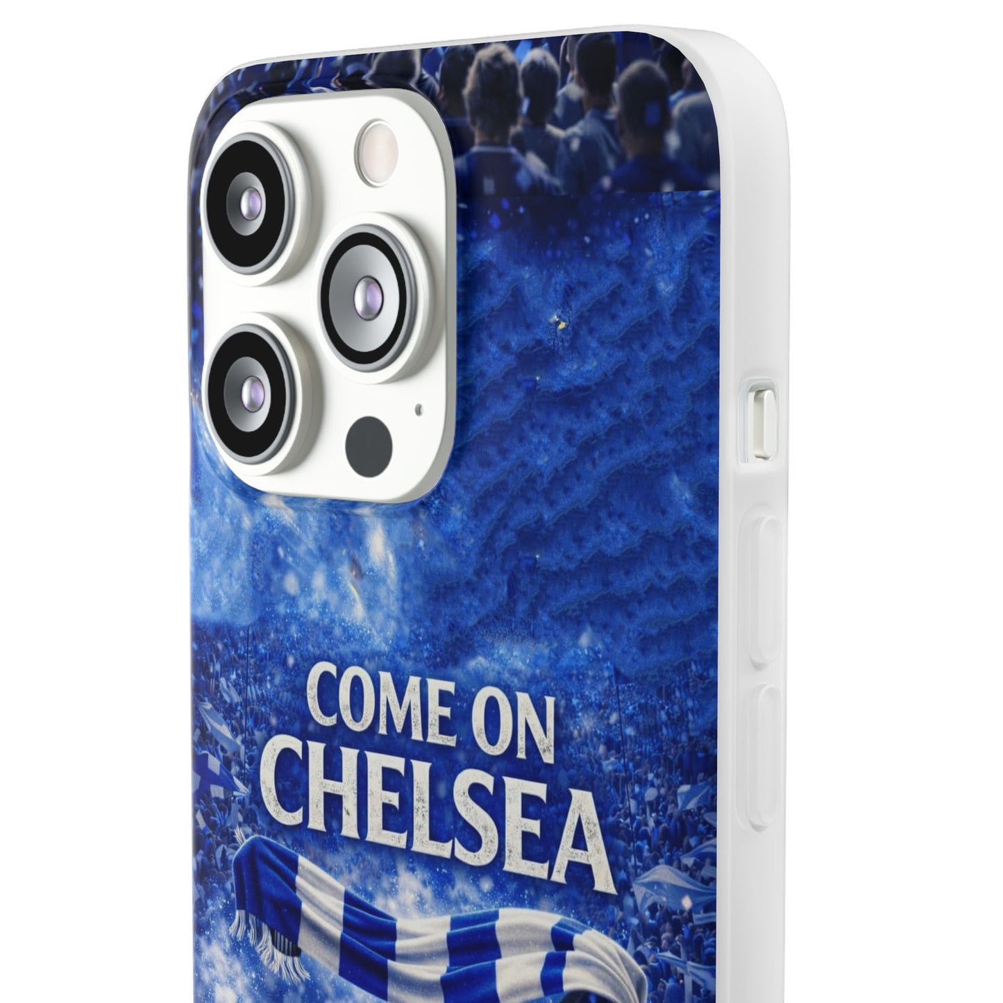 Chelsea Football Phone Case — “Come On Chelsea” Blue Fan Flexi Case