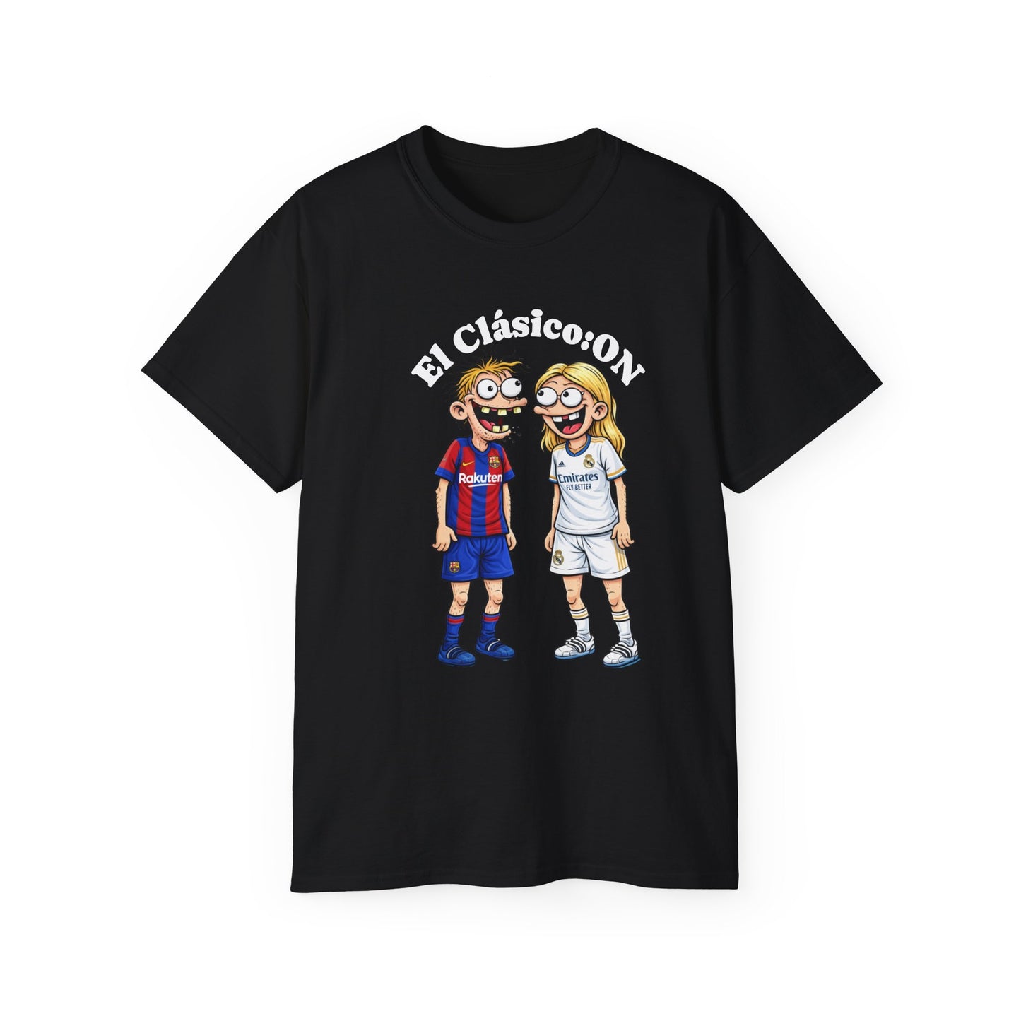 Soccer Rivalry Tee — "Friendship: OFF, El Clásico: ON"