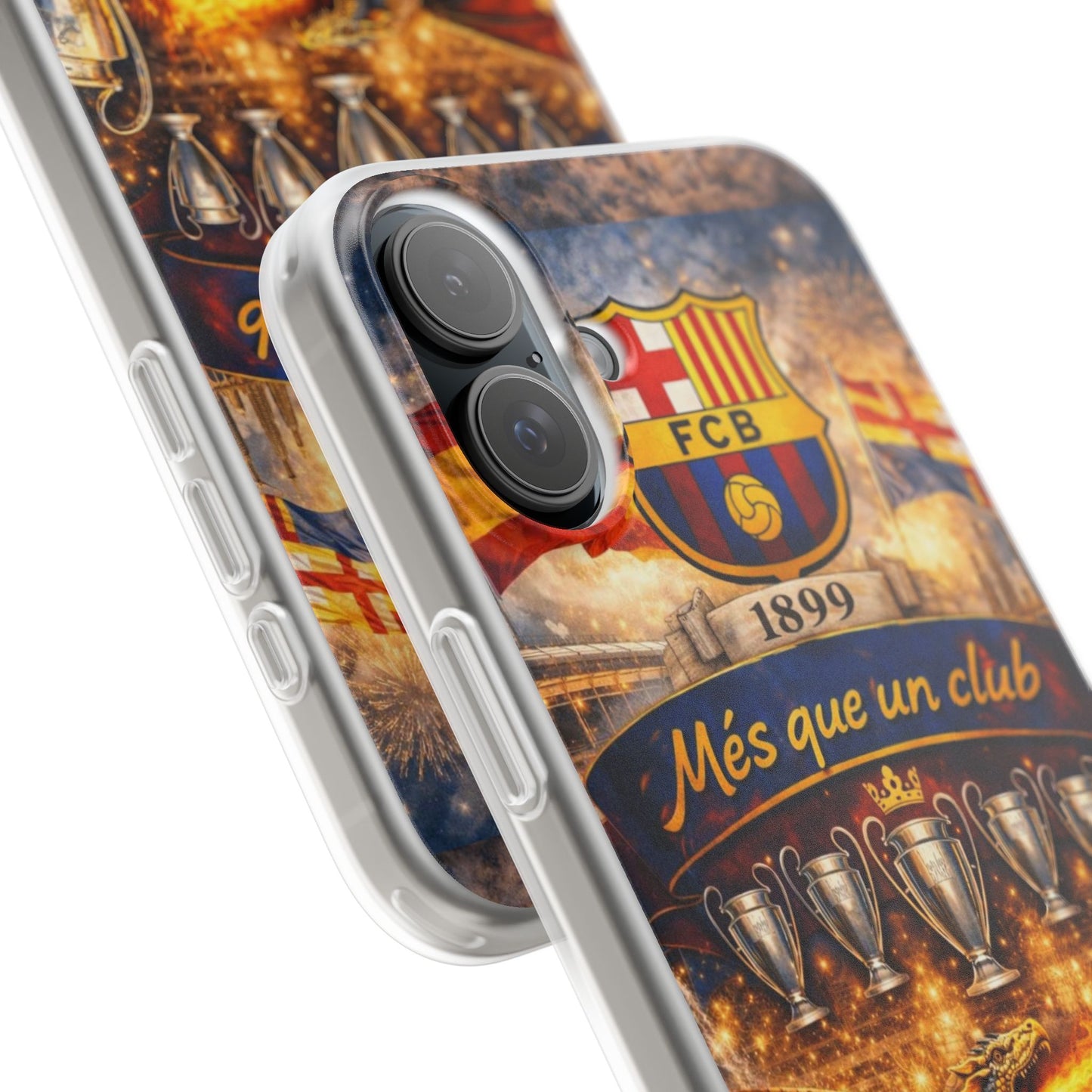 FC Barcelona ‘Més Que Un Club’ Phone Case — Soccer Fan iPhone Cover