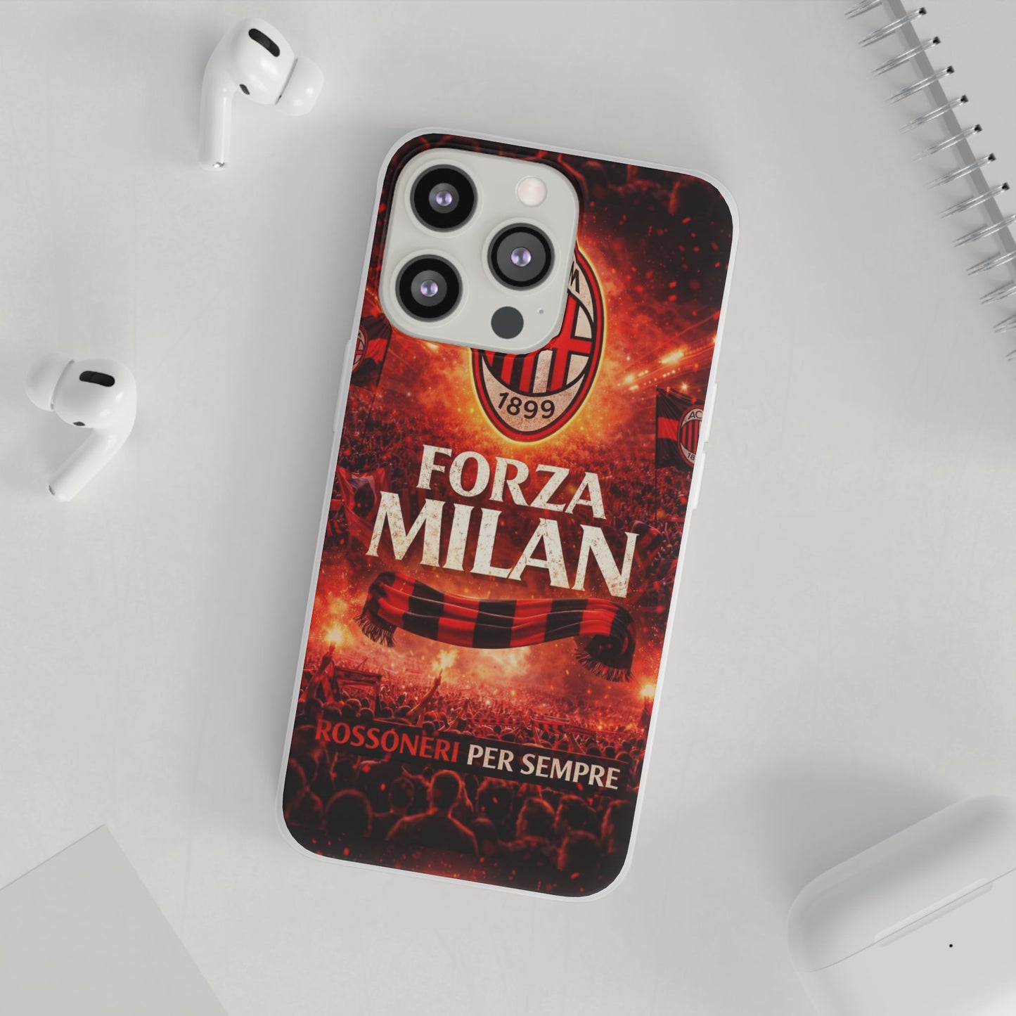 Funda para teléfono Forza Milan del AC Milan