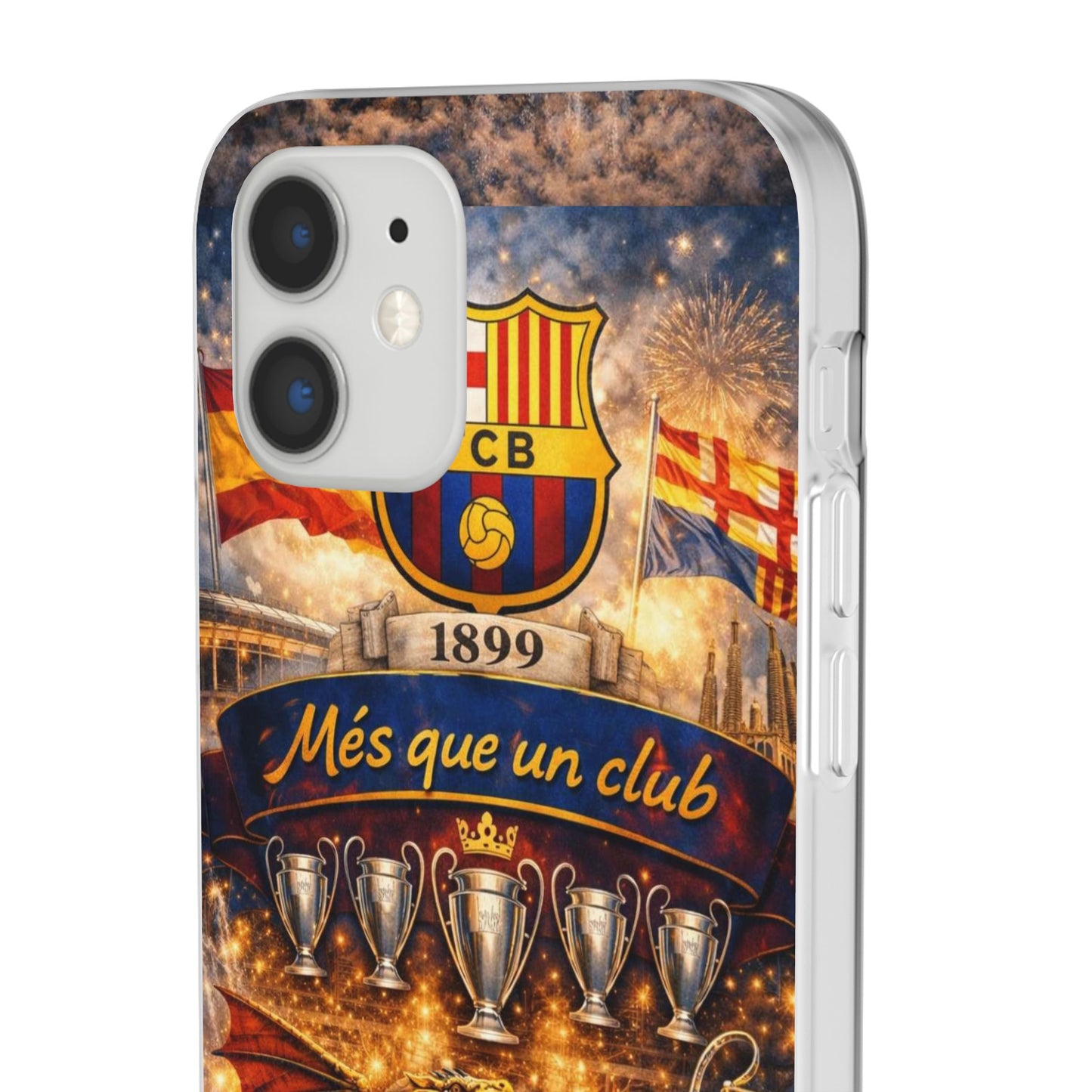 FC Barcelona ‘Més Que Un Club’ Phone Case — Soccer Fan iPhone Cover