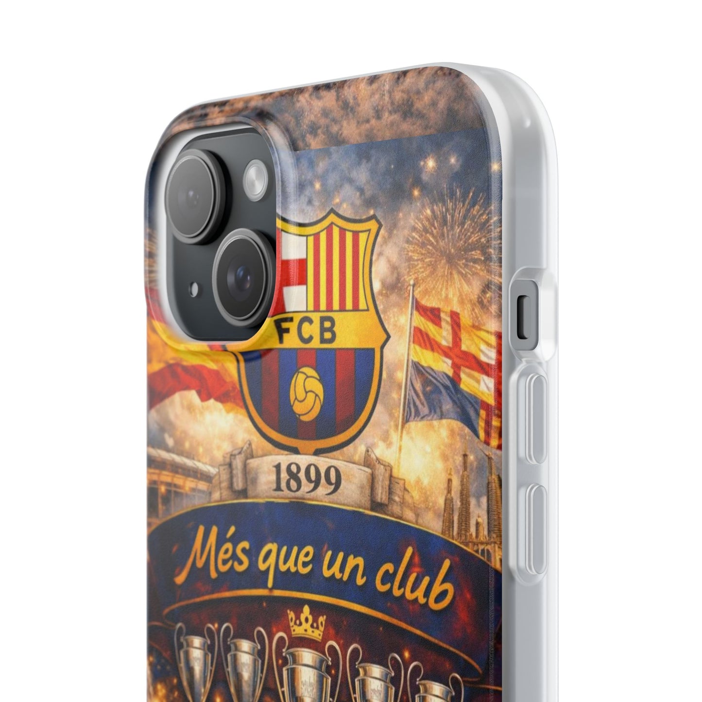 FC Barcelona ‘Més Que Un Club’ Phone Case — Soccer Fan iPhone Cover
