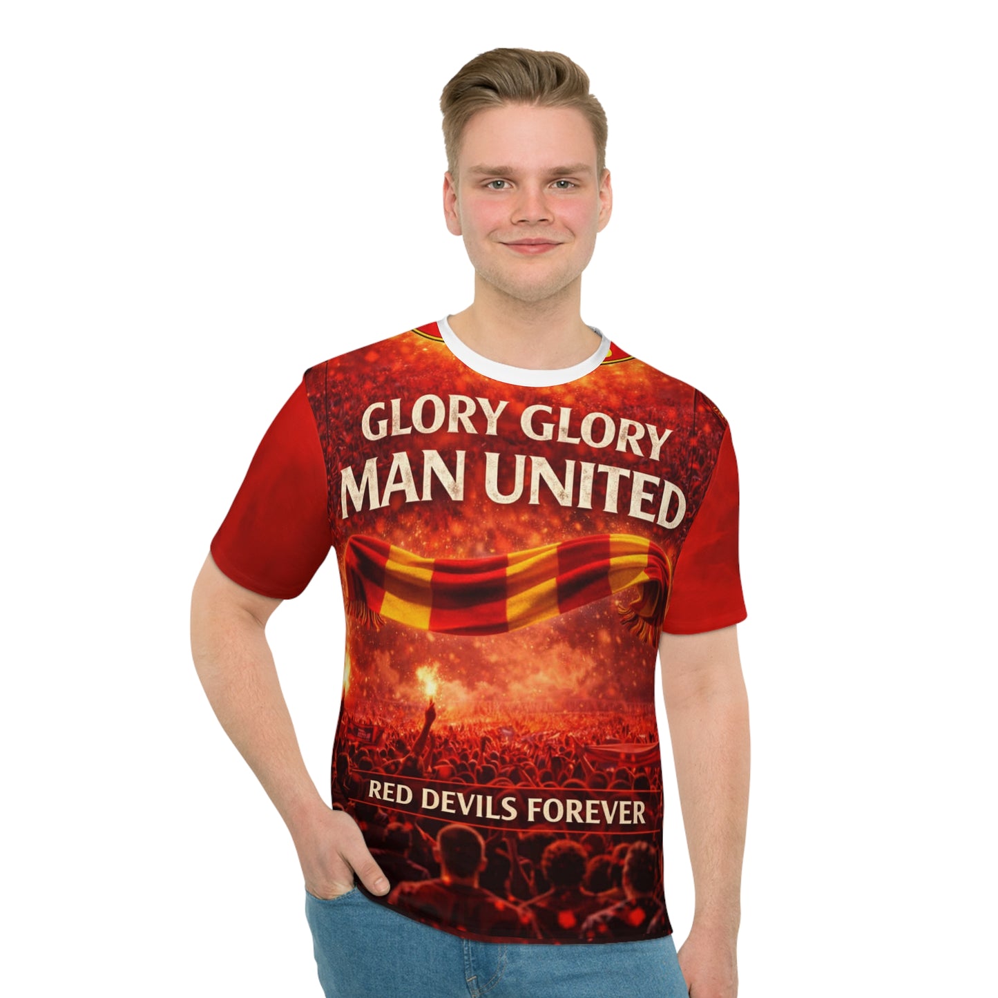 Man United Red Devils T‑Shirt – "Glory Glory Man United"