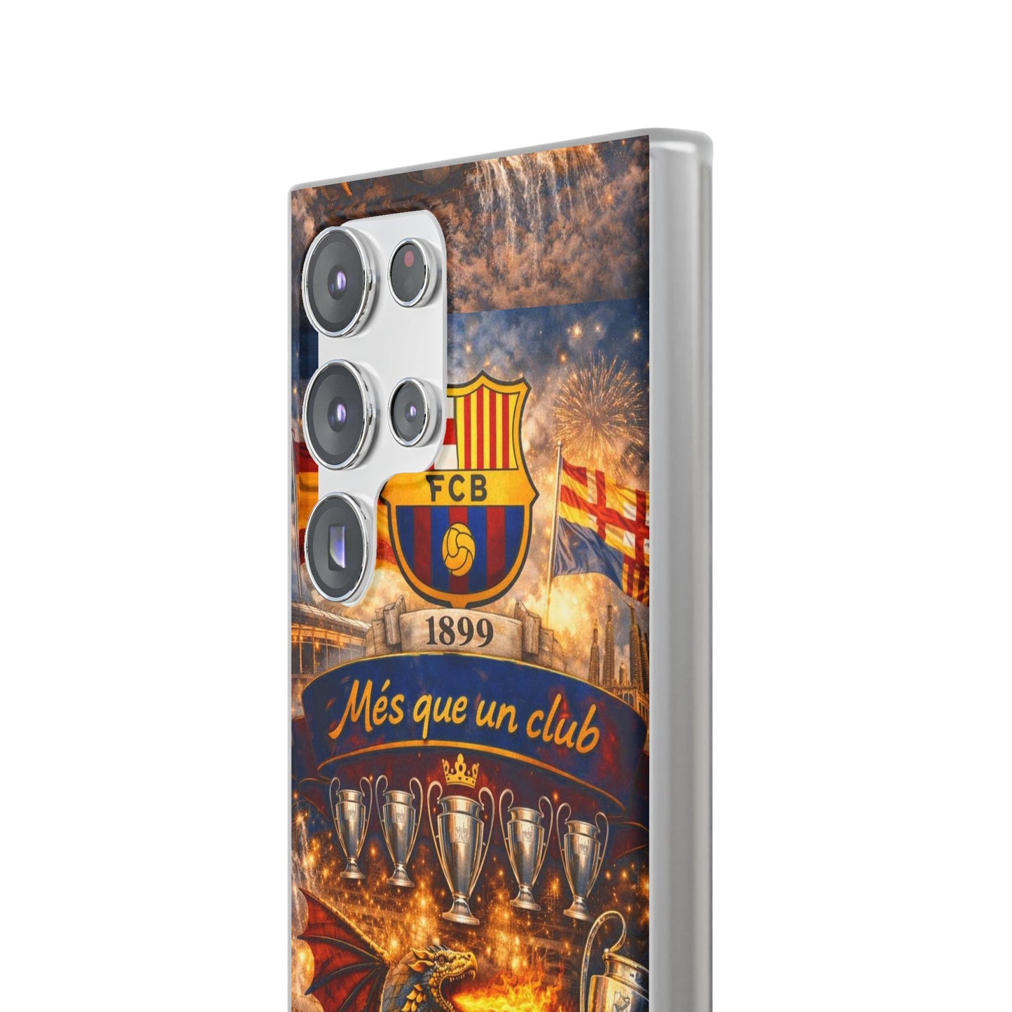 FC Barcelona ‘Més Que Un Club’ Phone Case — Soccer Fan iPhone Cover