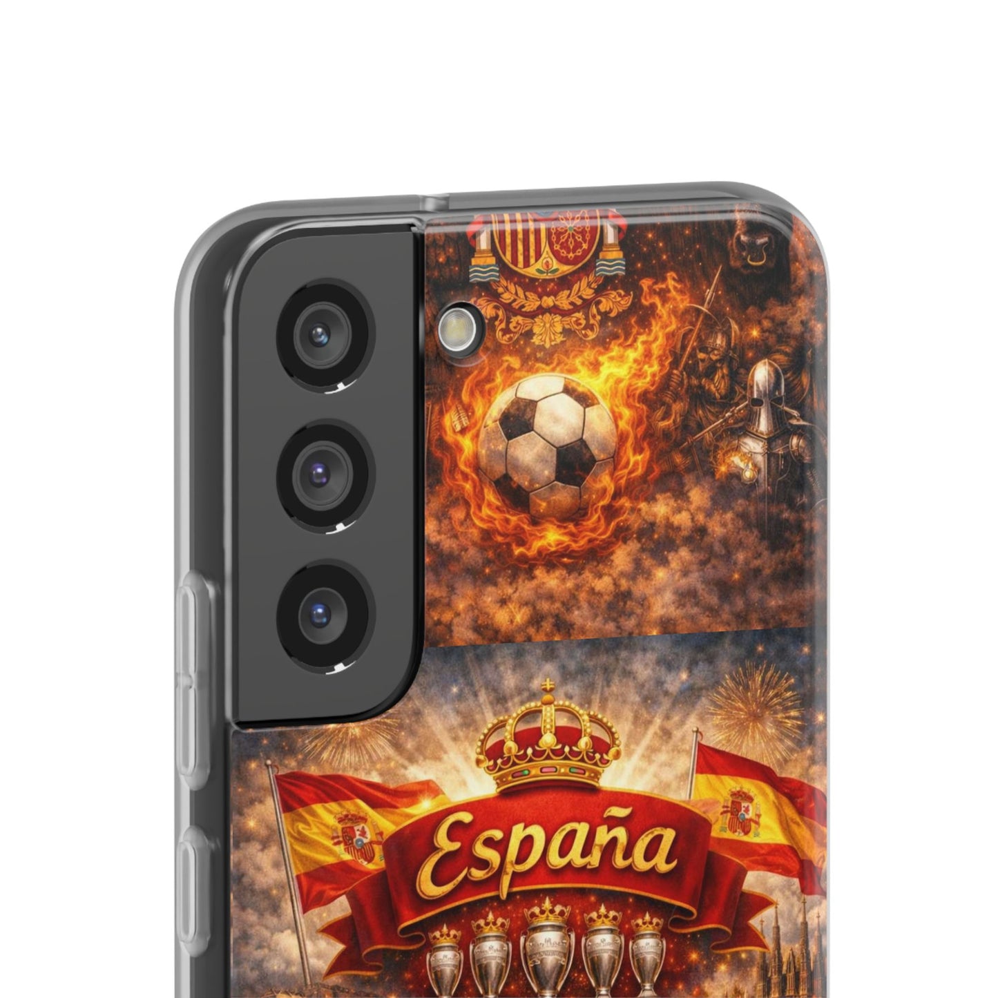 Spain La Roja Soccer Phone Case — España Football Flexi Case