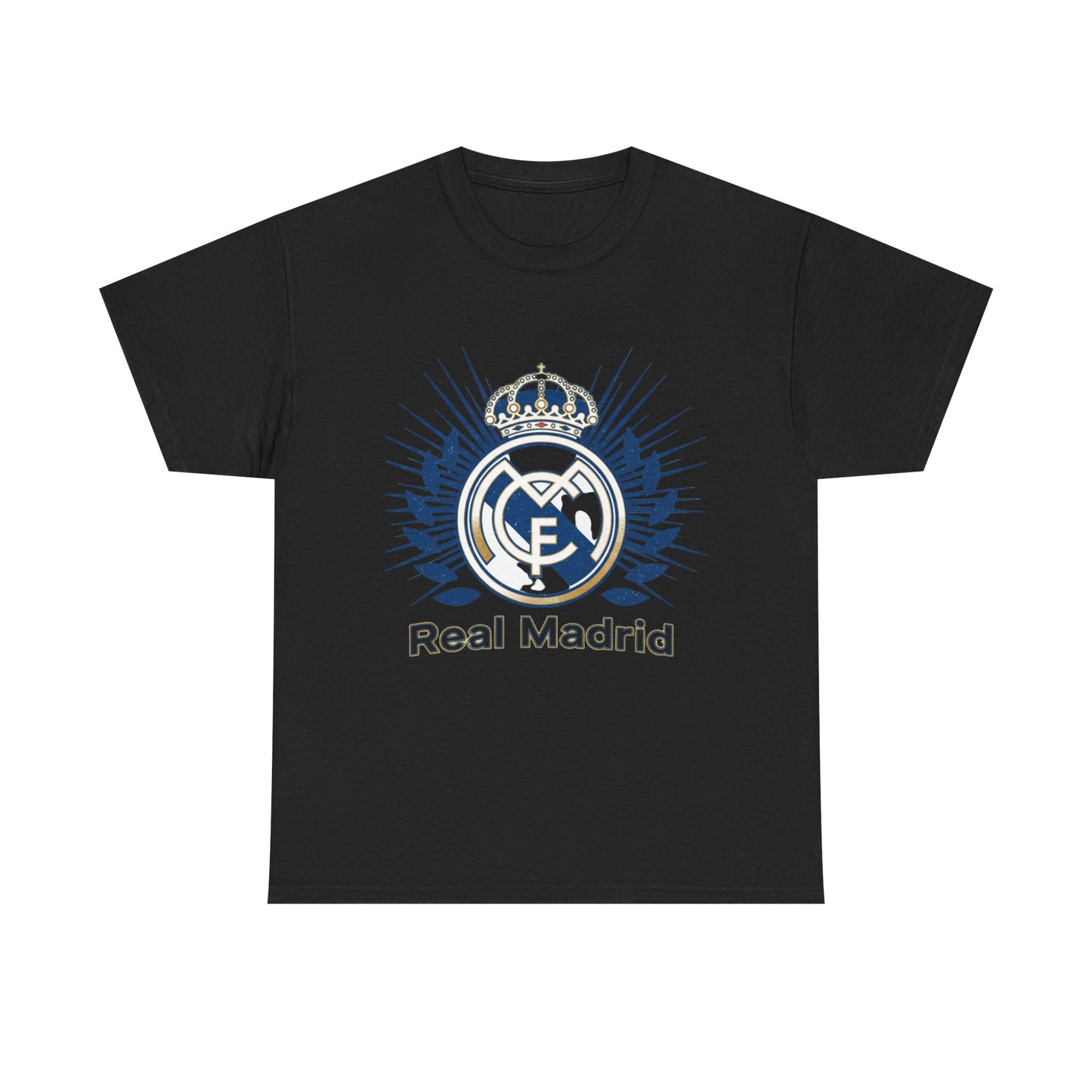 Camiseta con el escudo del Real Madrid — Camiseta blanca para hombre