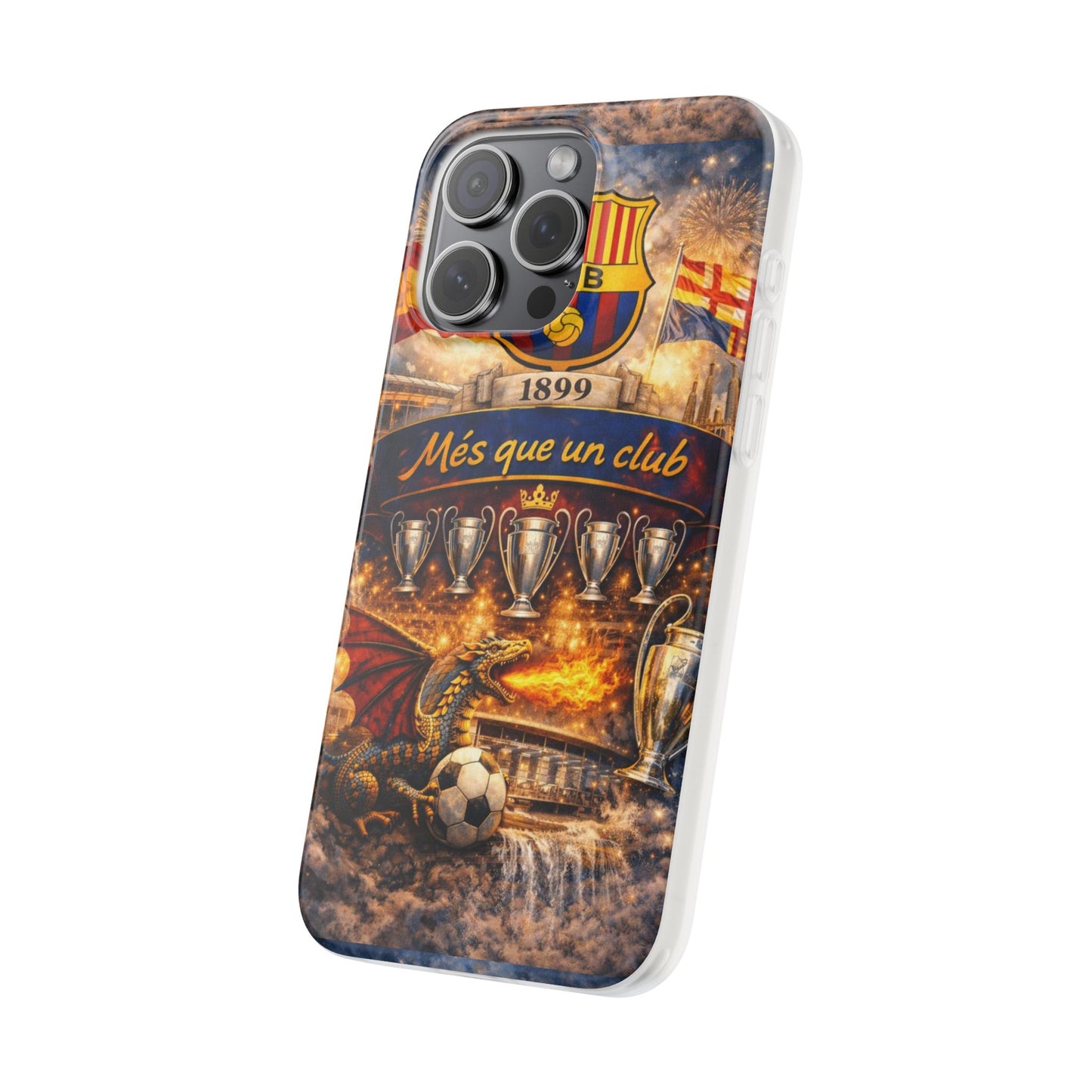 FC Barcelona ‘Més Que Un Club’ Phone Case — Soccer Fan iPhone Cover