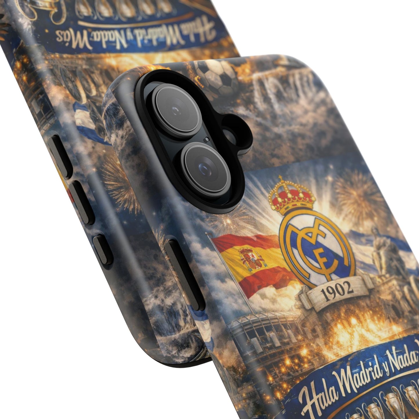 Funda para teléfono Real Madrid – Funda protectora de fútbol "Hala Madrid y Nada Más"