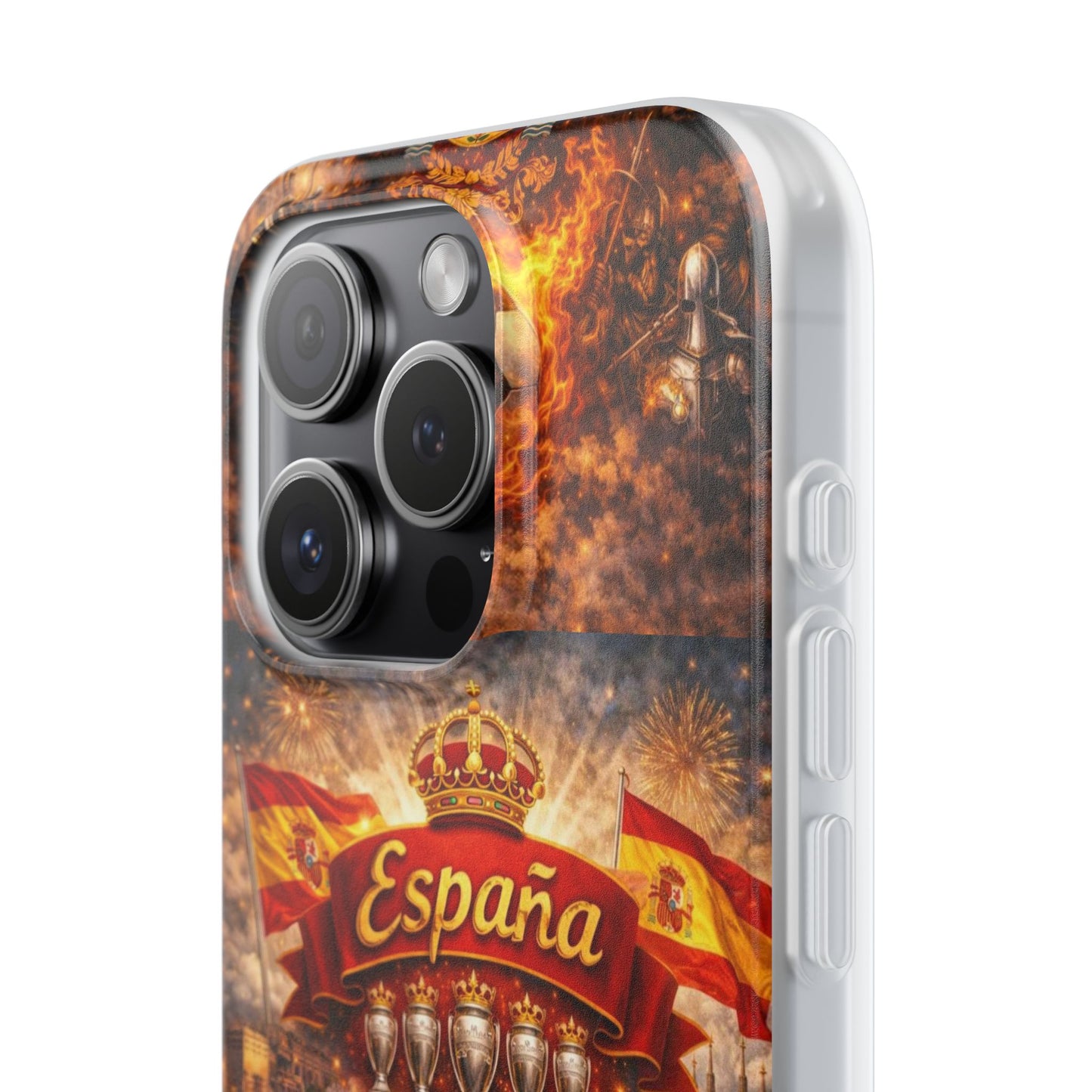 Spain La Roja Soccer Phone Case — España Football Flexi Case
