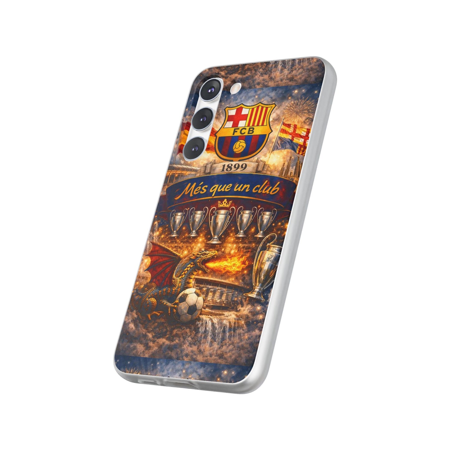 FC Barcelona ‘Més Que Un Club’ Phone Case — Soccer Fan iPhone Cover