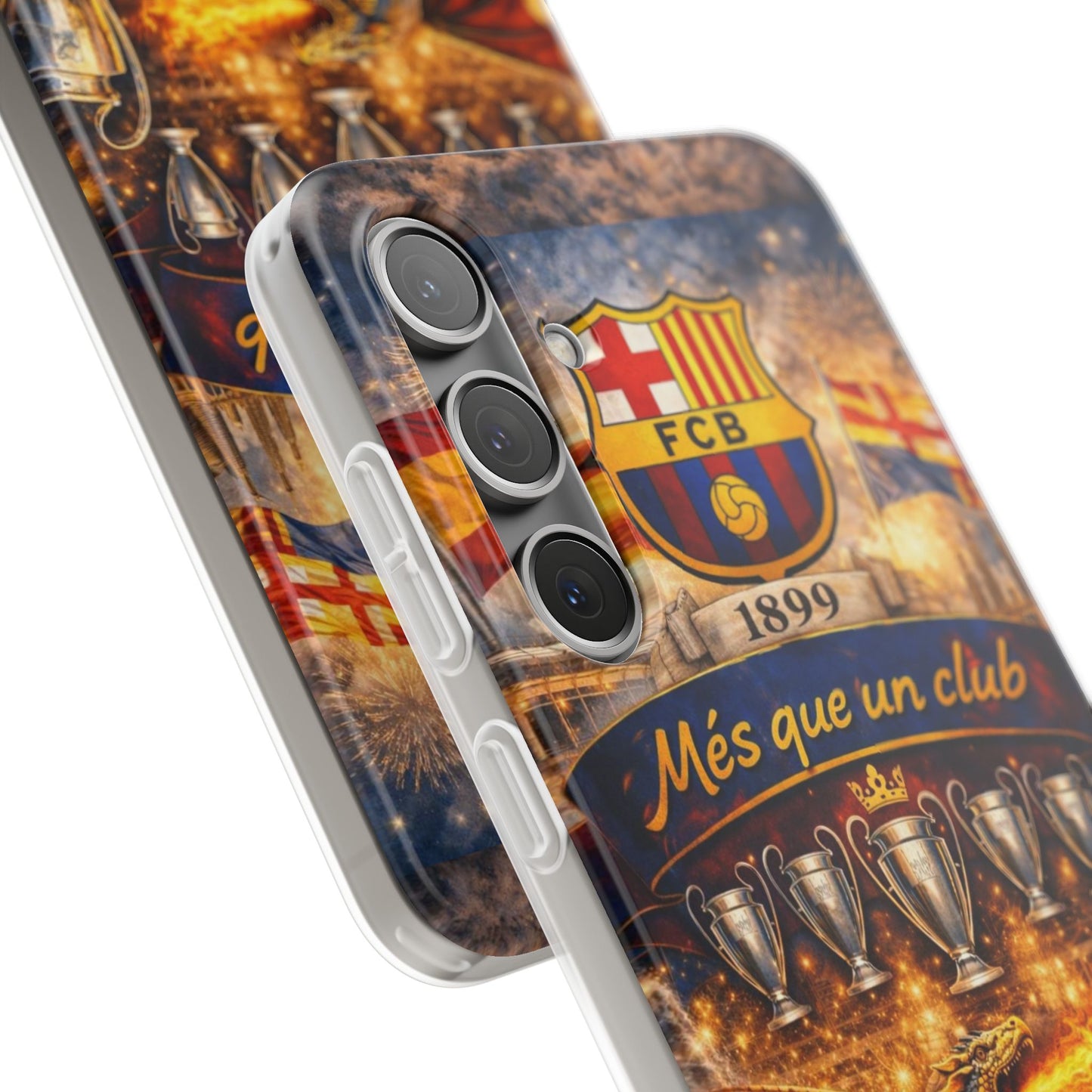 FC Barcelona ‘Més Que Un Club’ Phone Case — Soccer Fan iPhone Cover