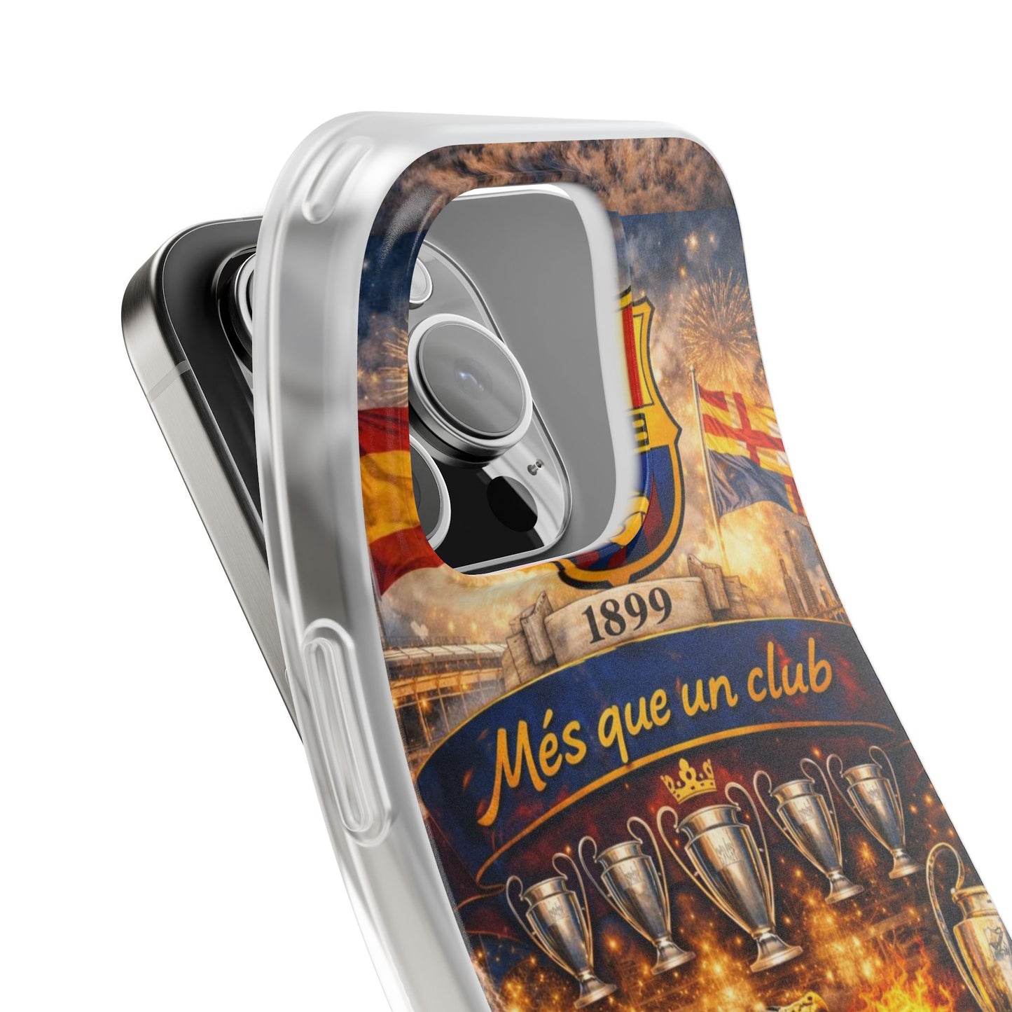 FC Barcelona ‘Més Que Un Club’ Phone Case — Soccer Fan iPhone Cover