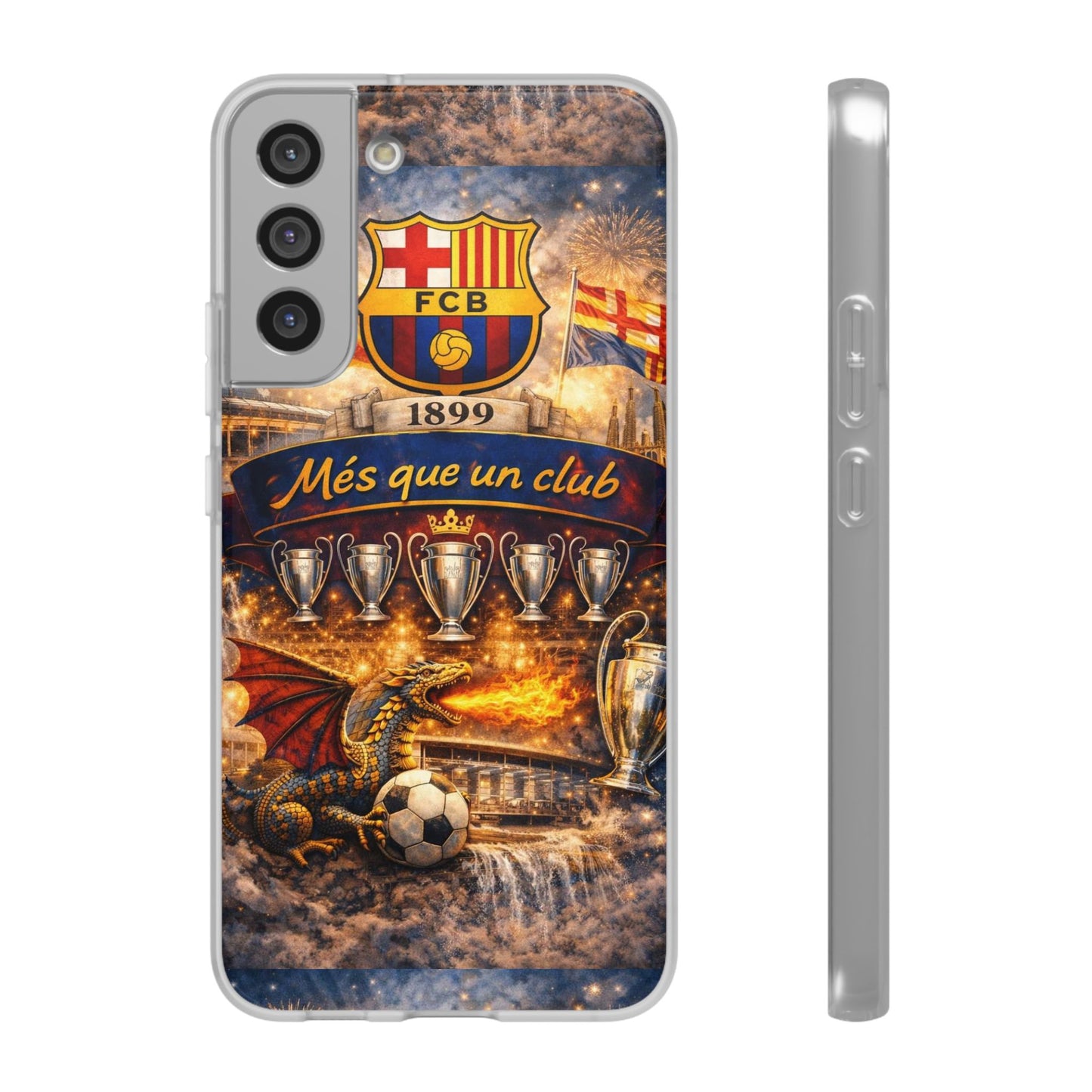 FC Barcelona ‘Més Que Un Club’ Phone Case — Soccer Fan iPhone Cover