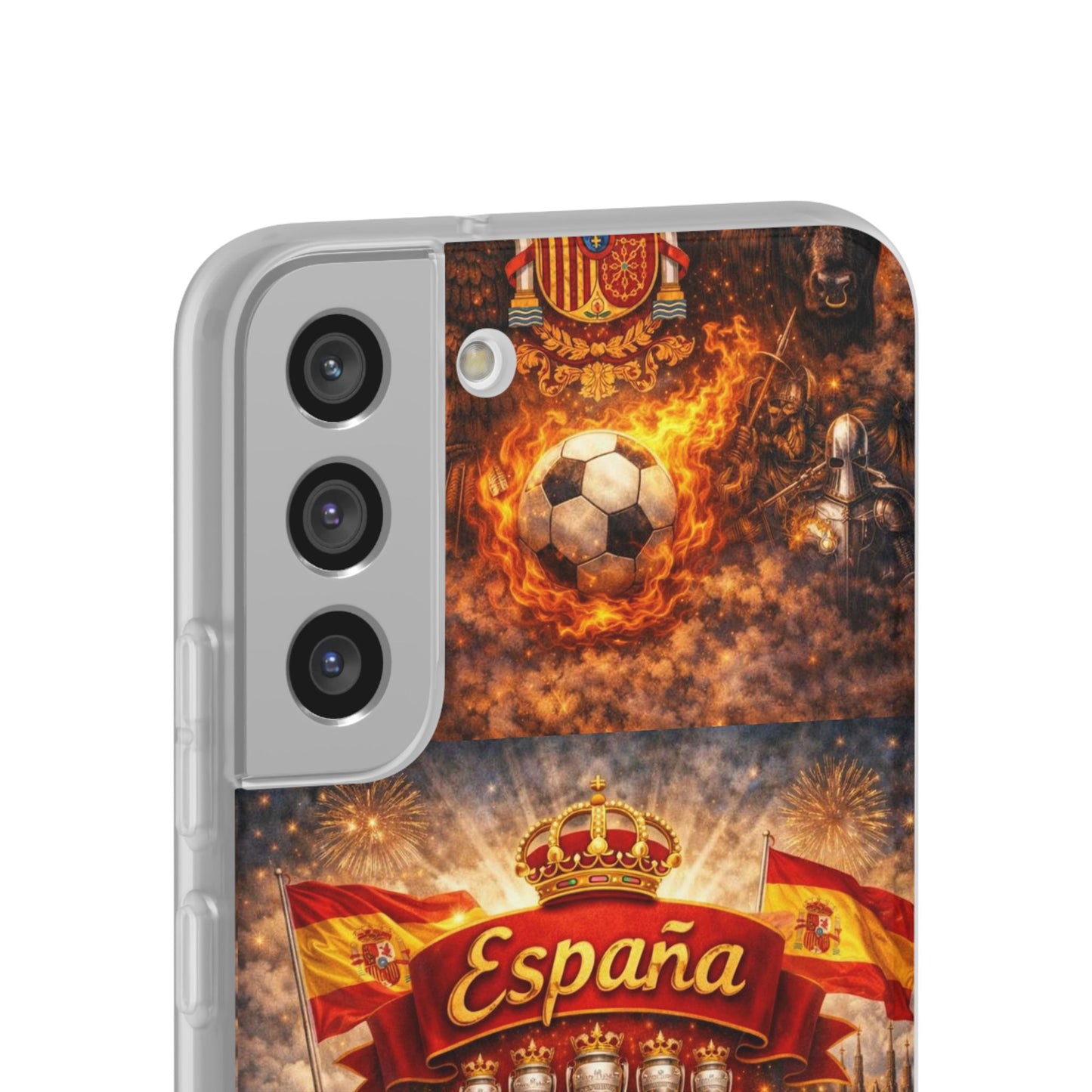 Spain La Roja Soccer Phone Case — España Football Flexi Case