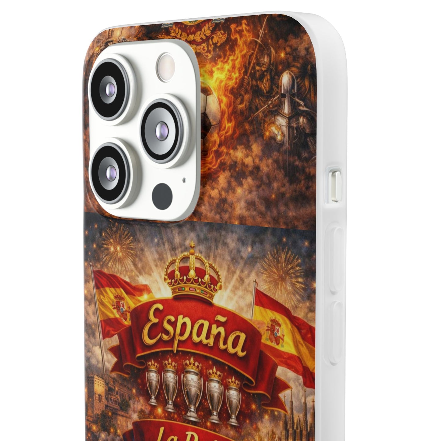 Spain La Roja Soccer Phone Case — España Football Flexi Case