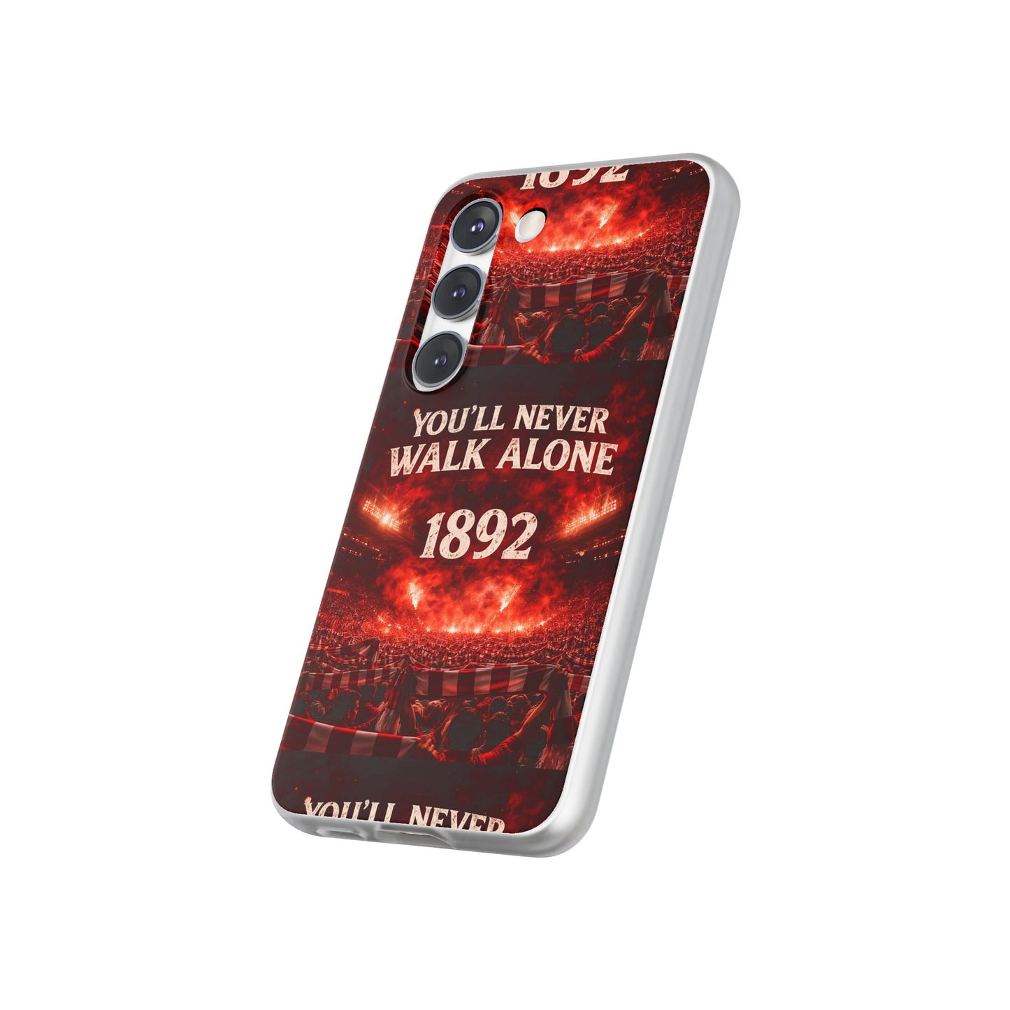 Funda flexible para teléfono «You'll Never Walk Alone 1892» para aficionados al fútbol