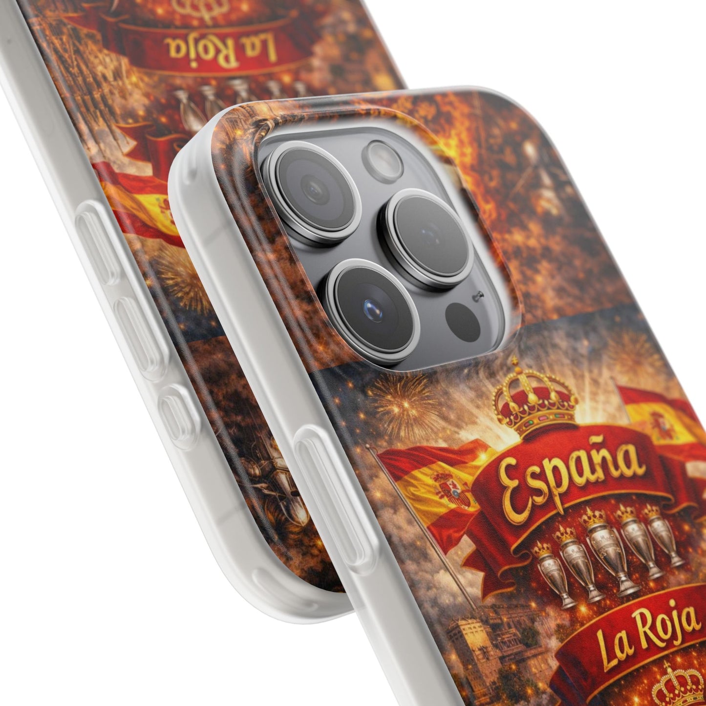 Spain La Roja Soccer Phone Case — España Football Flexi Case