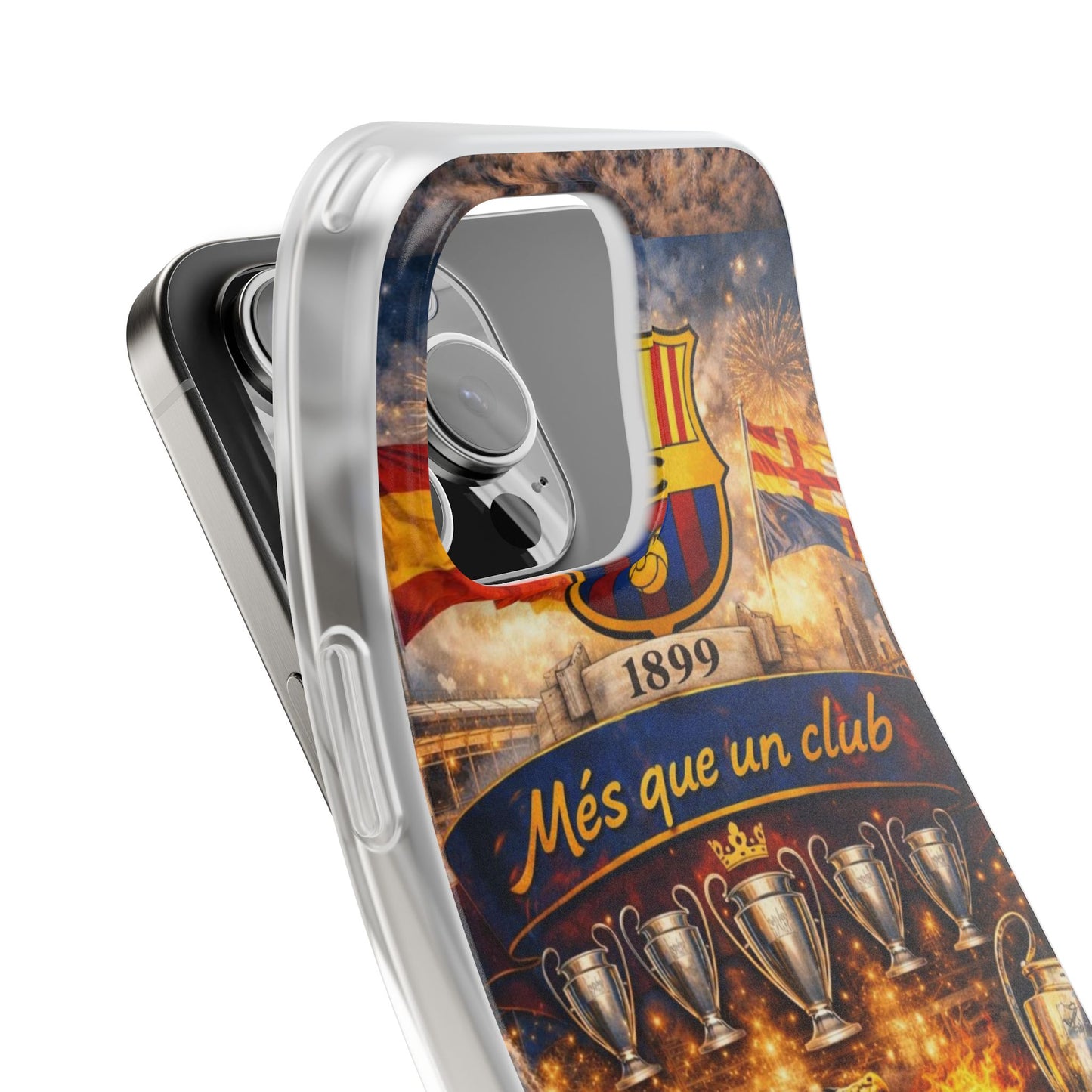 FC Barcelona ‘Més Que Un Club’ Phone Case — Soccer Fan iPhone Cover