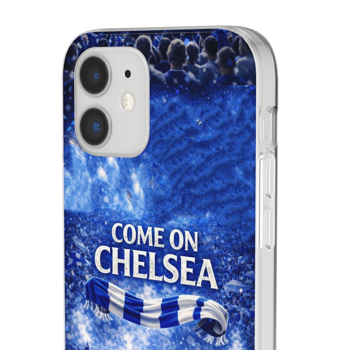 Chelsea Football Phone Case — “Come On Chelsea” Blue Fan Flexi Case