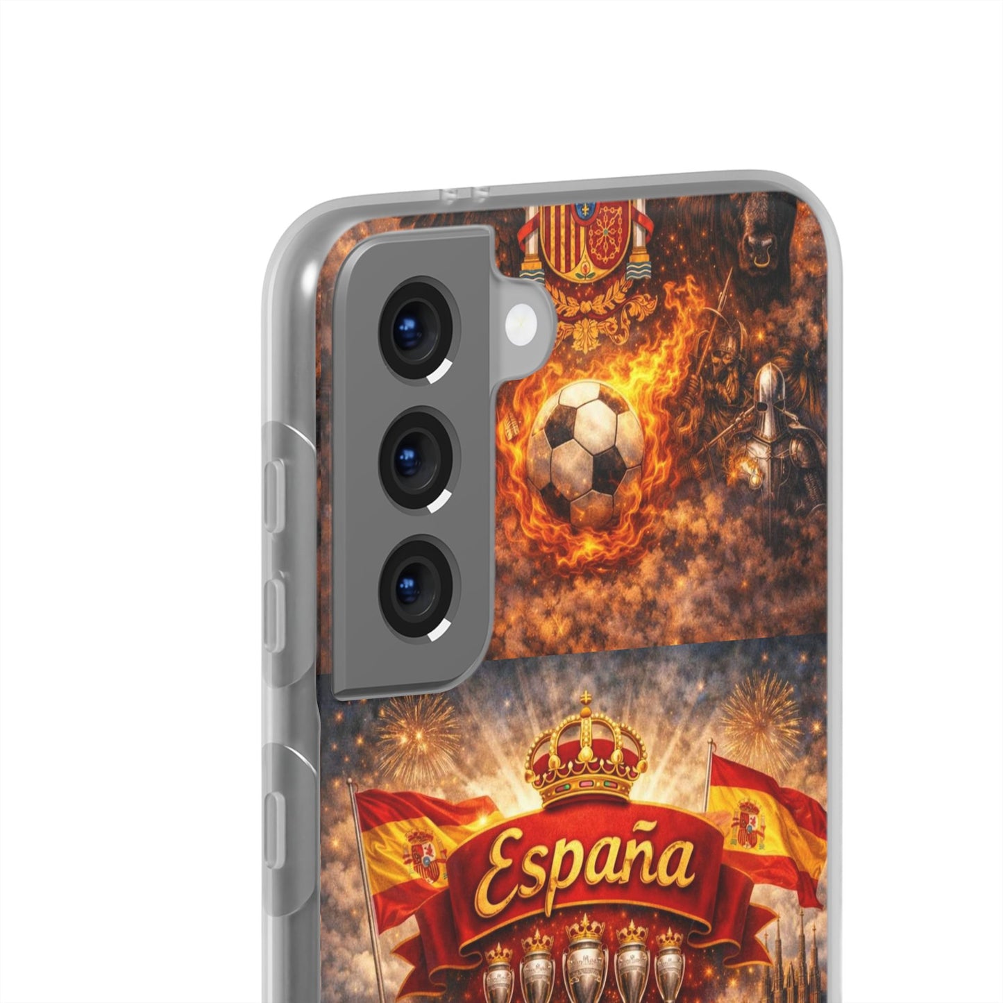 Spain La Roja Soccer Phone Case — España Football Flexi Case