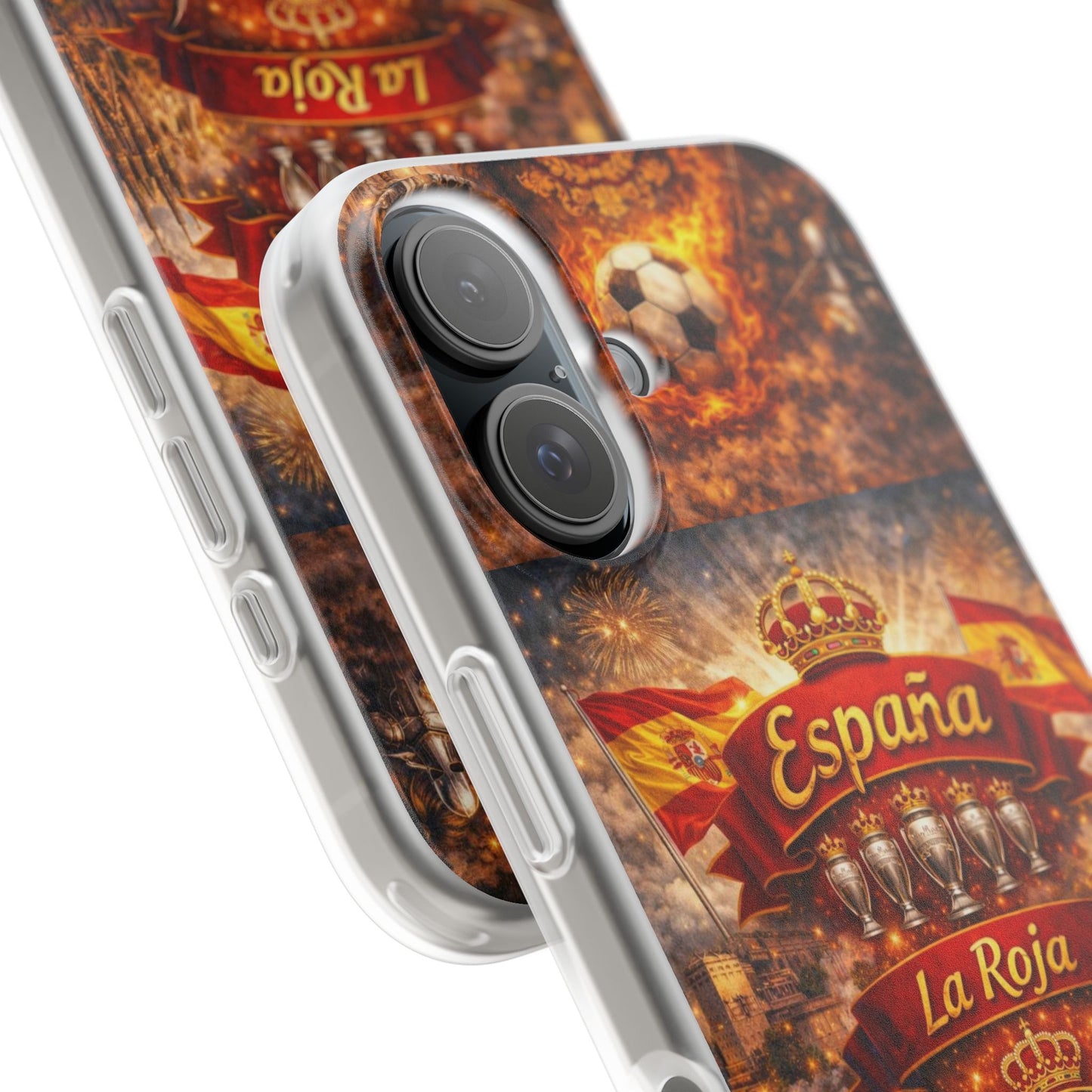 Spain La Roja Soccer Phone Case — España Football Flexi Case