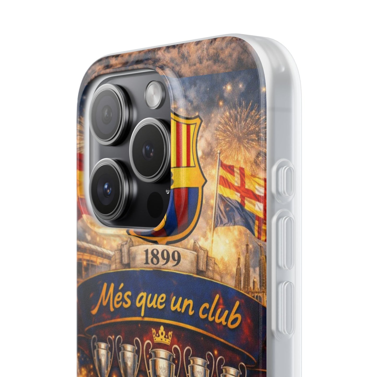 FC Barcelona ‘Més Que Un Club’ Phone Case — Soccer Fan iPhone Cover